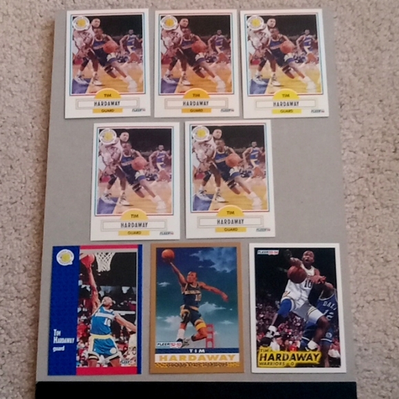 Toys Lot Of 42 Tim Hardaway Golden State Warriors Basketball Cards